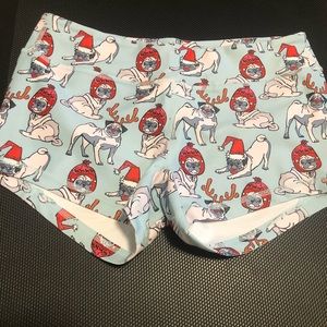 KFT Christmas Pug workout short